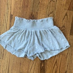 cute flowy gray shorts
